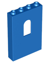LEGO® los onderdeel Paneel in kleur Blauw 60808